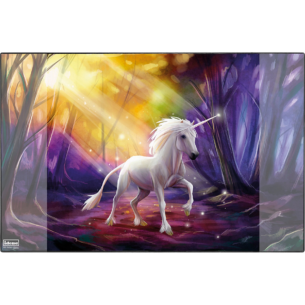 Schreibunterlage Einhorn 58,5 x 38,5 cm