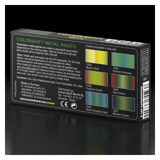 Chamäleon-Metallfarben Farben Set 2 (6)