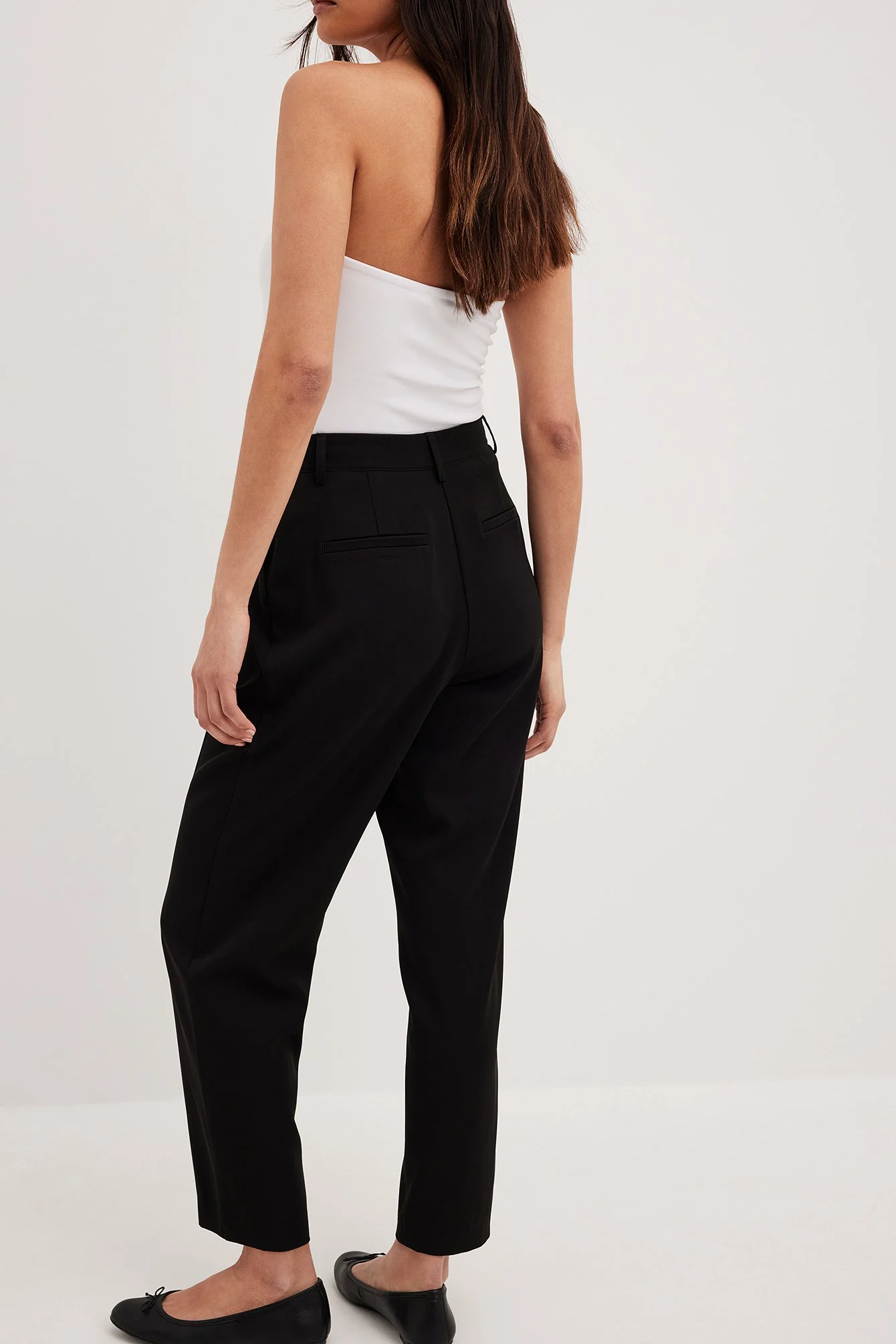 Crop-Hose mit hoher Taille