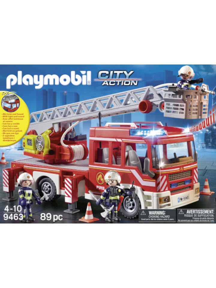 Playmobil Spielfigur Set City Action Feuerwehr-Leiterfahrzeug, ab 4 Jahre günstig kaufen onesize