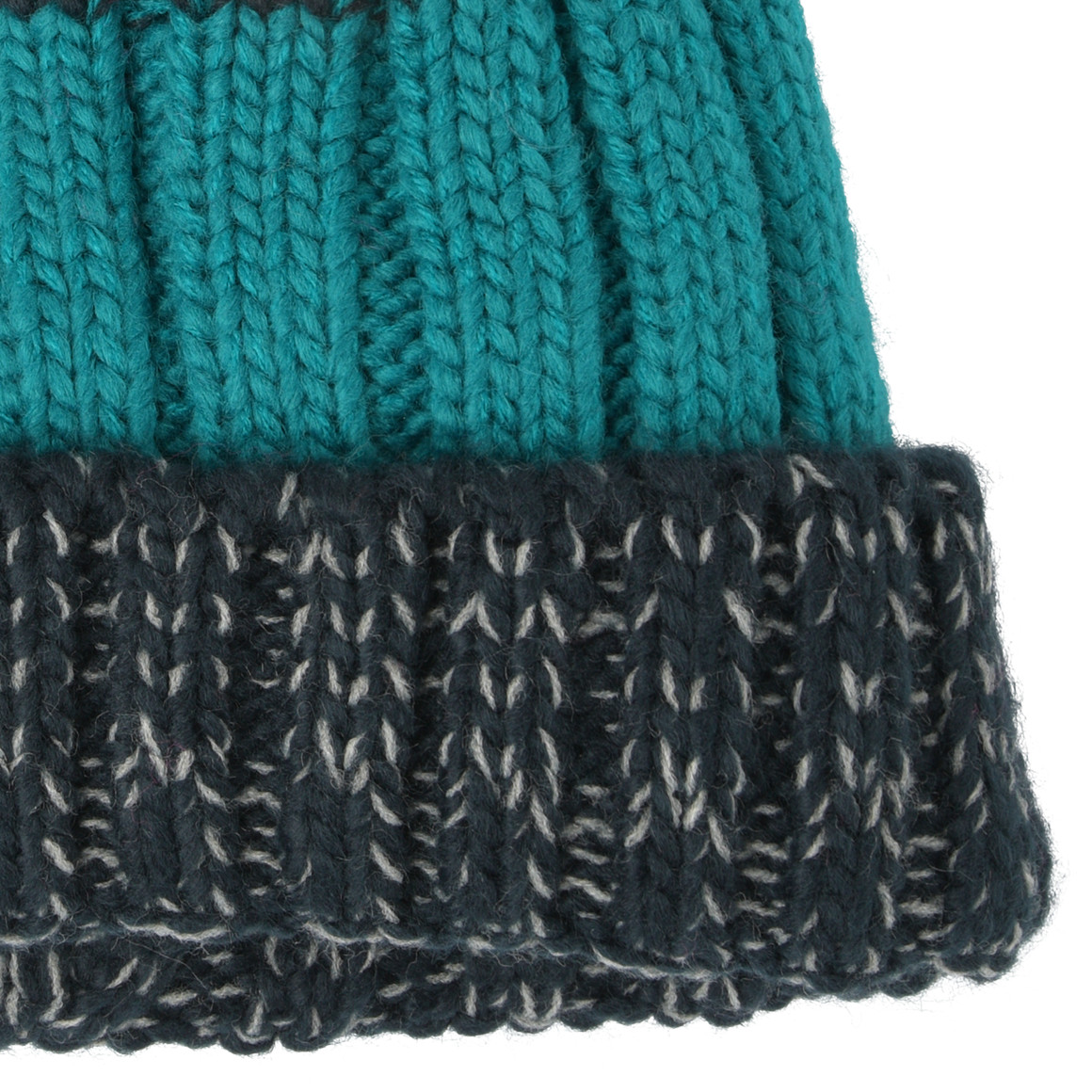 Jungen Strickmütze mit Blockstreifen