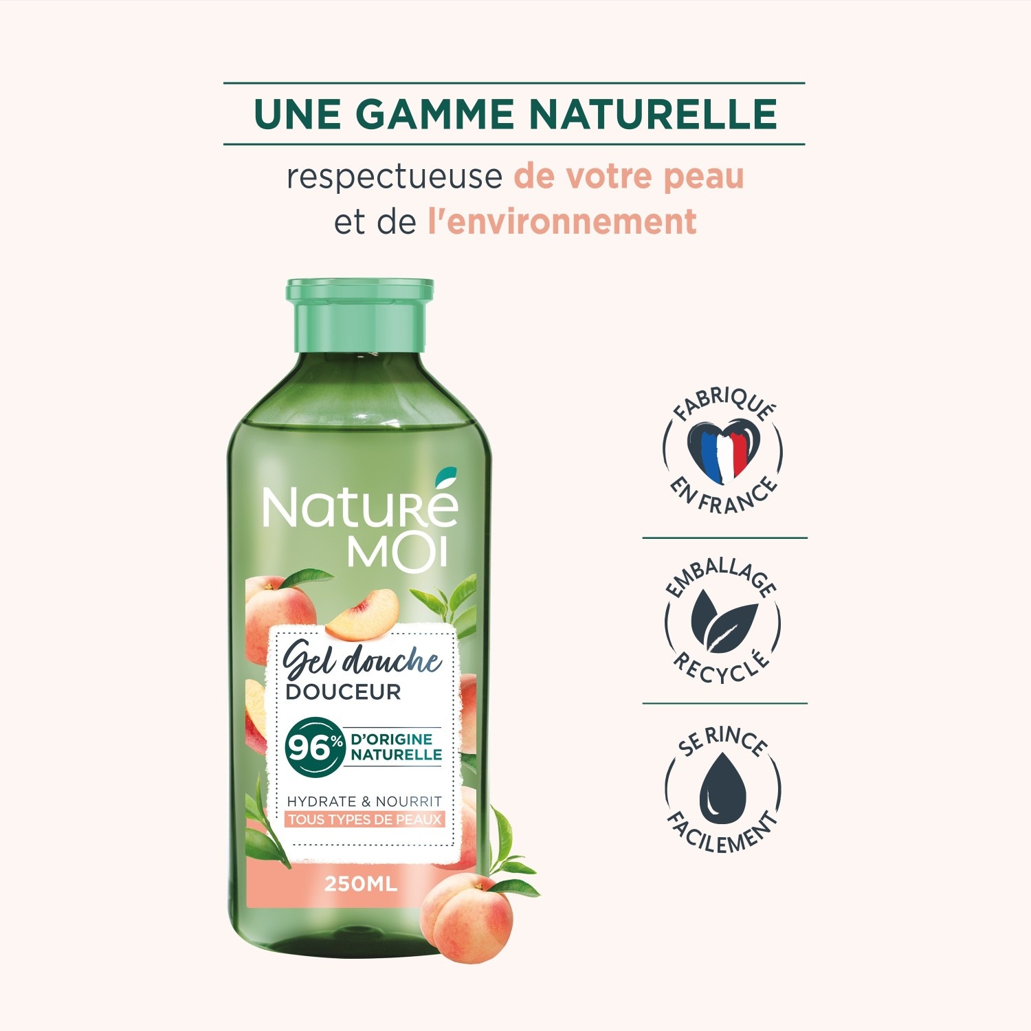 Gel de duș delicat Naturé Moi