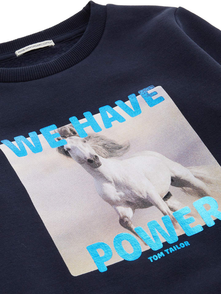 TOM TAILOR kids Sweatshirt in Dunkelblau günstig kaufen