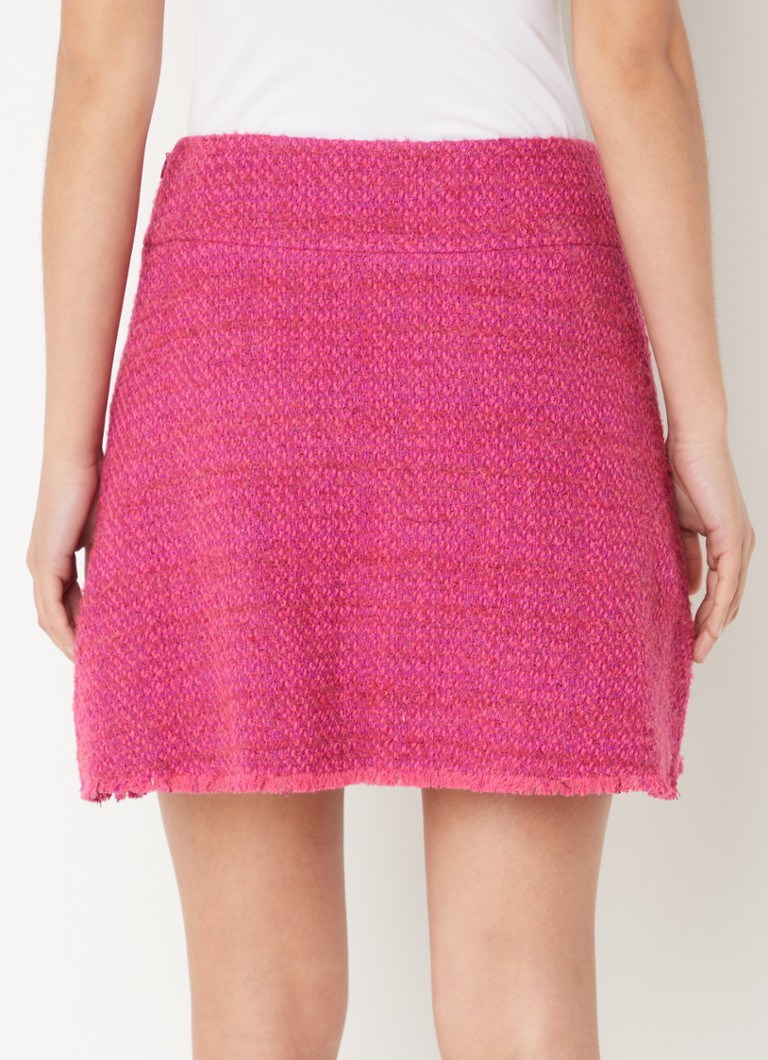 ba&sh Bonnie tweed miniskjørt med påsydde lommer