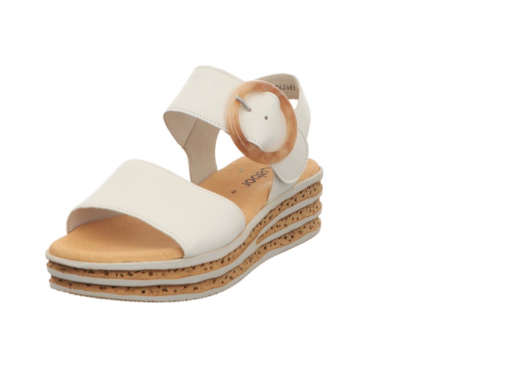 GABOR Komfort Sandalen weiss Gabor Fashion Riemchensandale 24.550.20