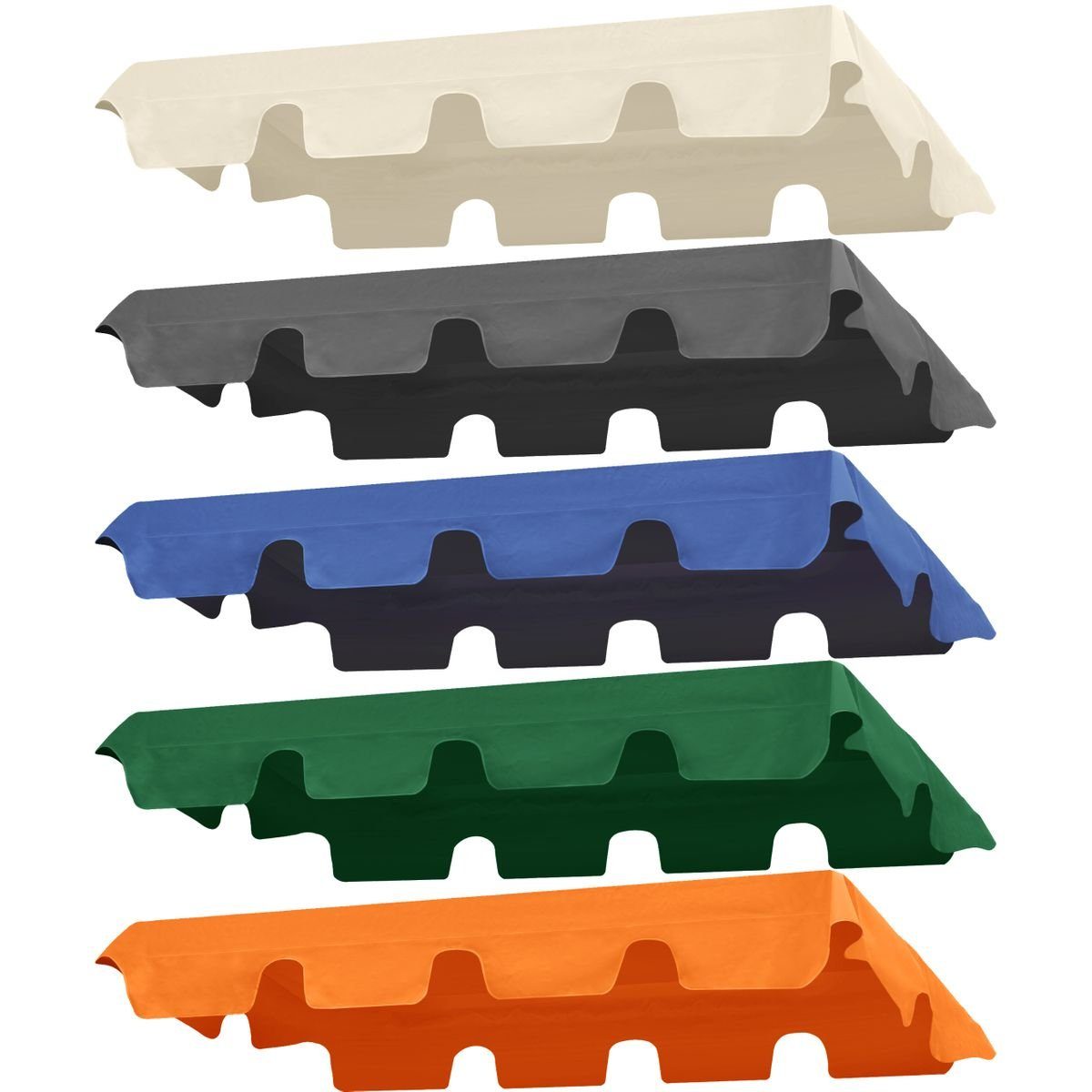 bonsport Hollywoodschaukelersatzdach Ersatzdach für Hollywoodschaukel, Polyester, PVC beschichtet