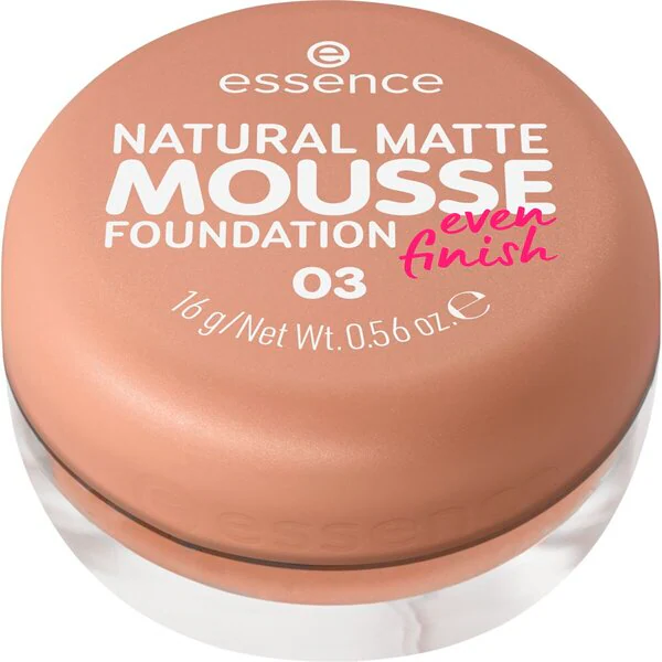 Essence Natural Matte 03 alapozó hab 15g
