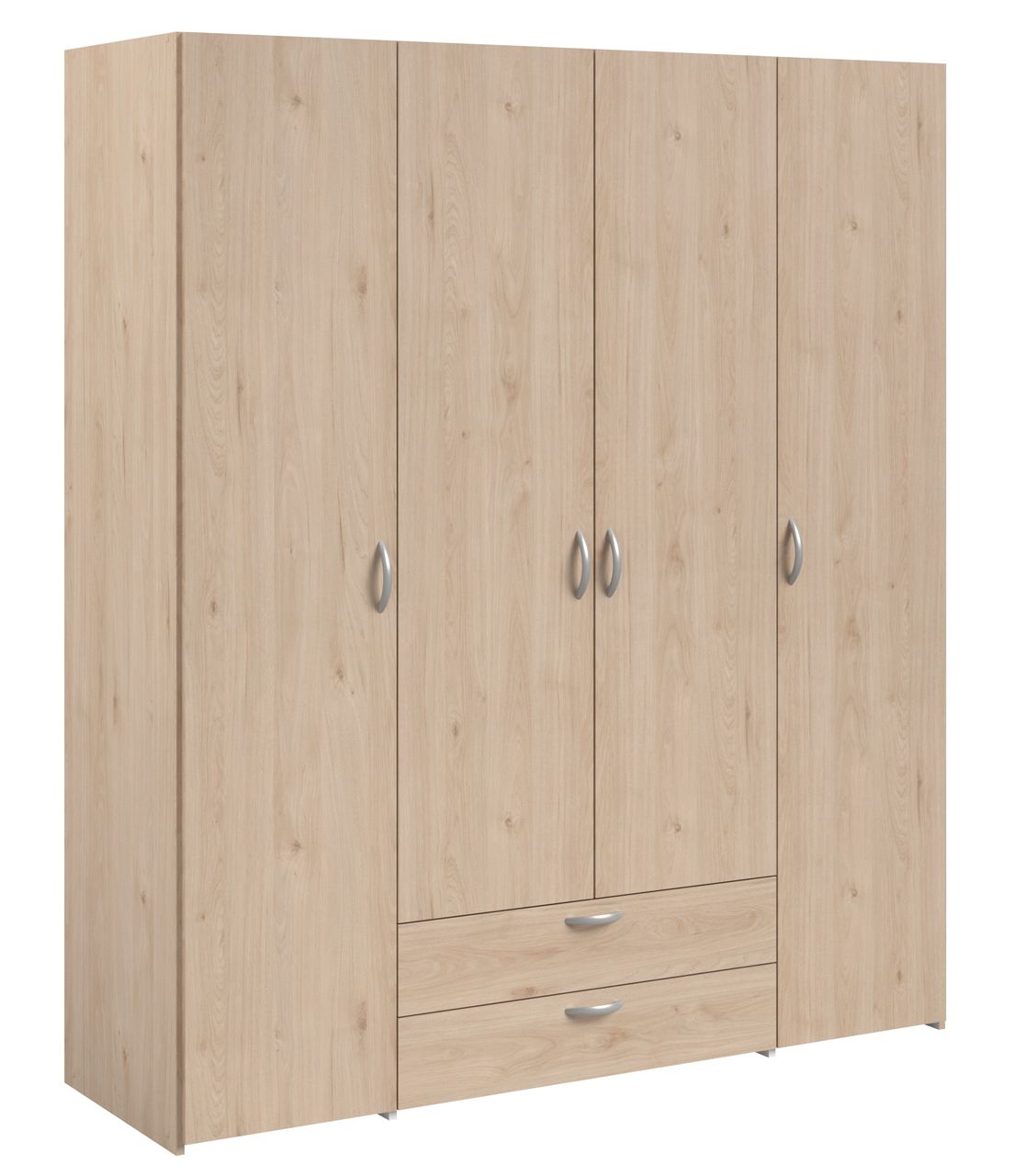 Parisot Kleiderschrank, 4-türig, Daily 11 - Eiche