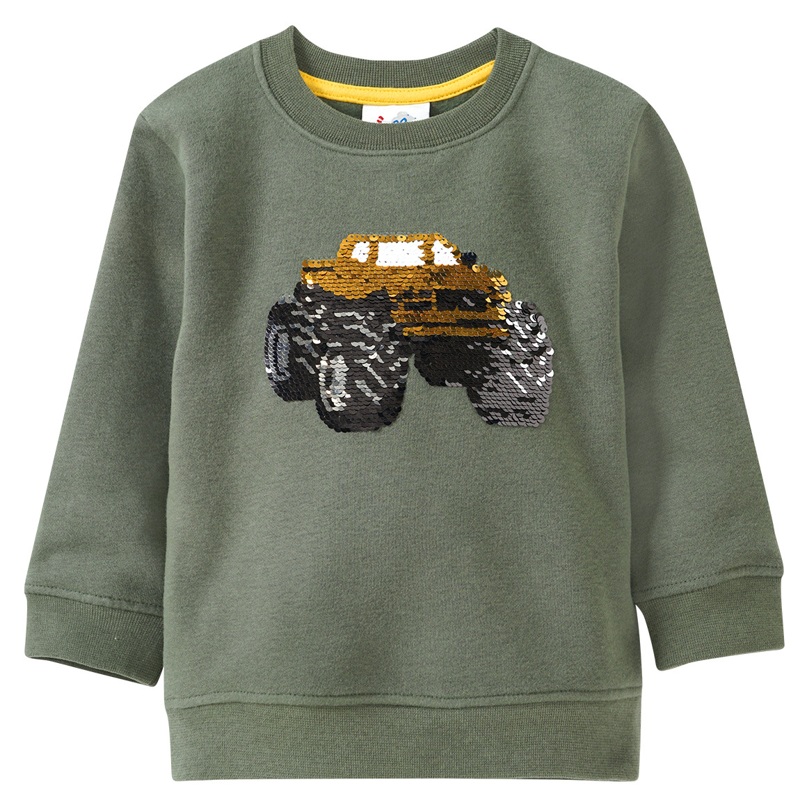 Jungen Sweatshirt mit Wendepailletten