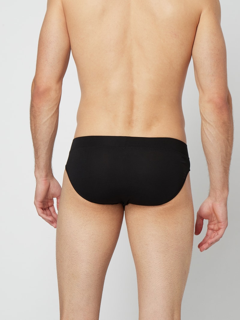 Slip im 3er-Pack in schwarz