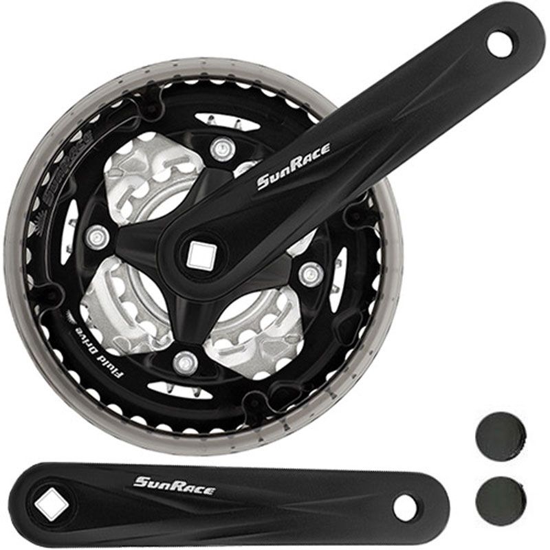 SunRace FCM600 7/8-fach Vierkant Kurbel 42/32/22 170mm kaufen | Bike-Discount