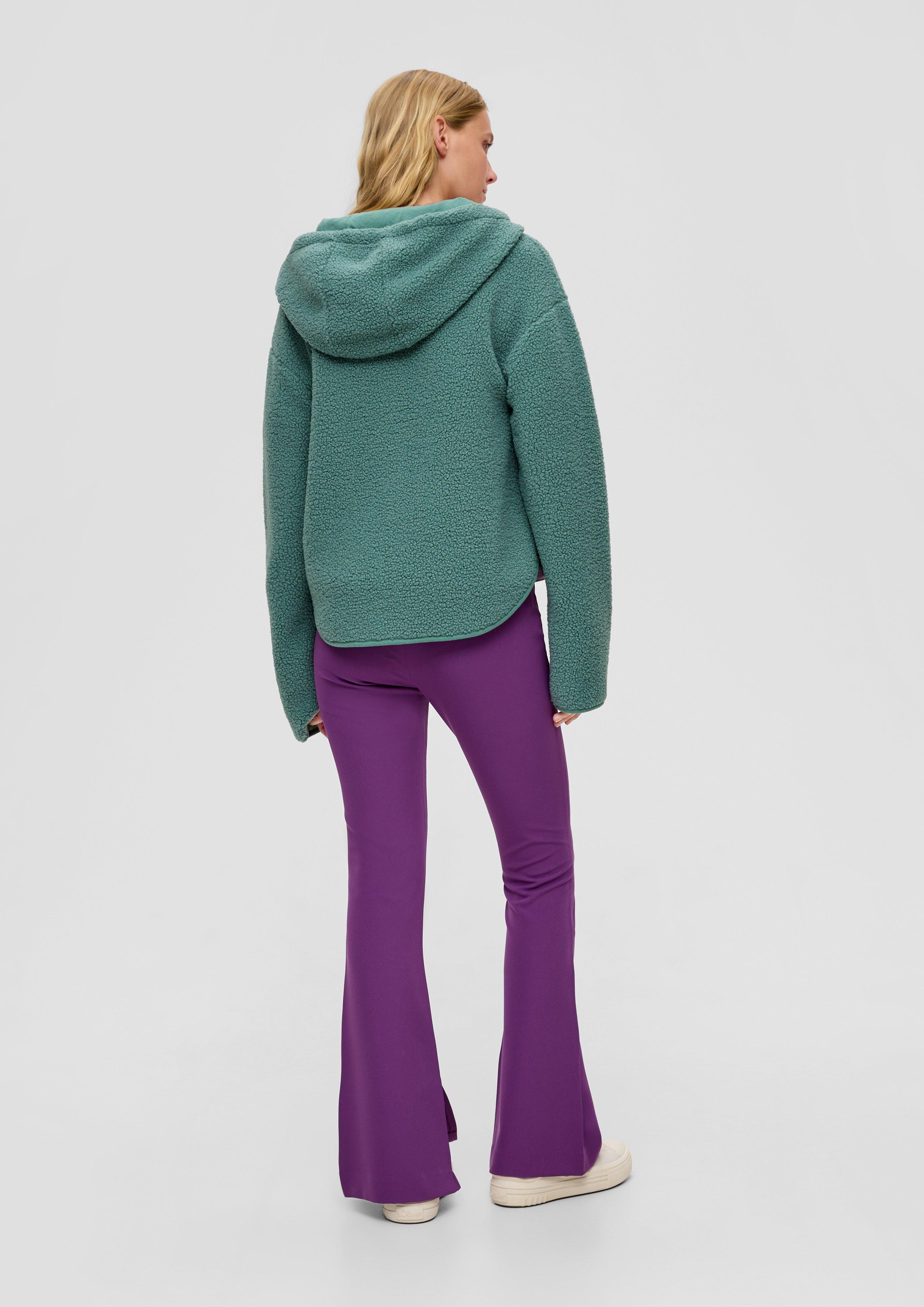Sweatjacke aus Teddyplüsch  2135472-6575