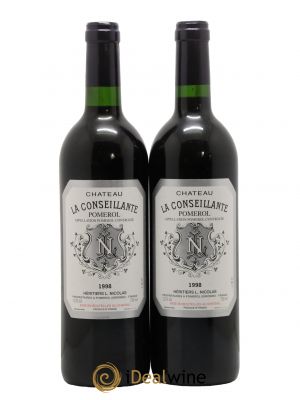 Château la Conseillante  1998 - Lot de 2 Bouteilles