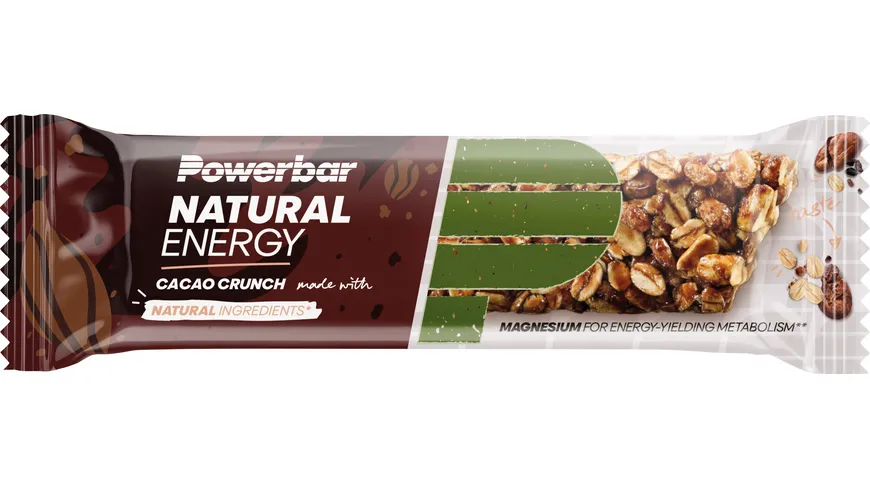 POWERBAR® NATURAL ENERGY CEREAL - Schieb dem Energieloch einen Riegel vor. - Kakao-Crunch. 40 g