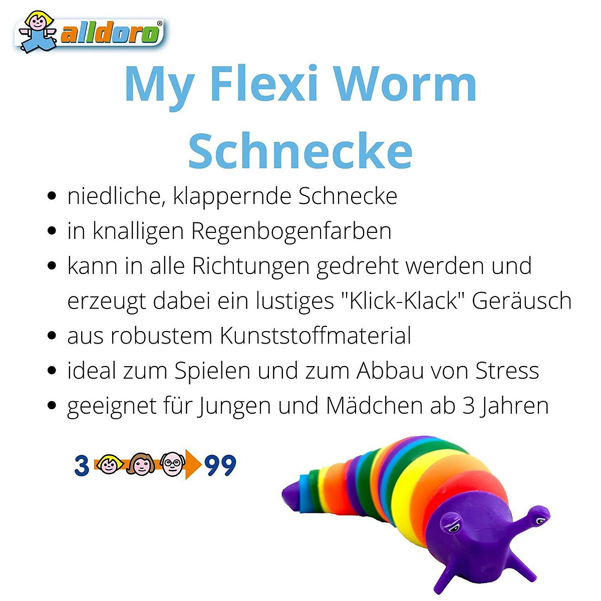 My Flexi Worm Schnecke