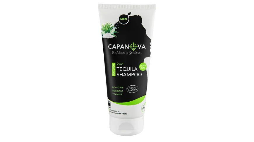 CAPANOVA Natural 2in1 Tequila Shampoo 200 ml