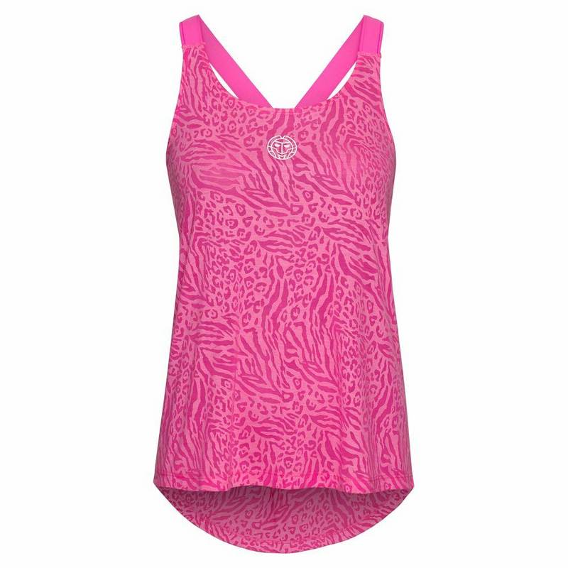 BIDI BADU Maila Burnout Tech Tank Tennisshirt Damen