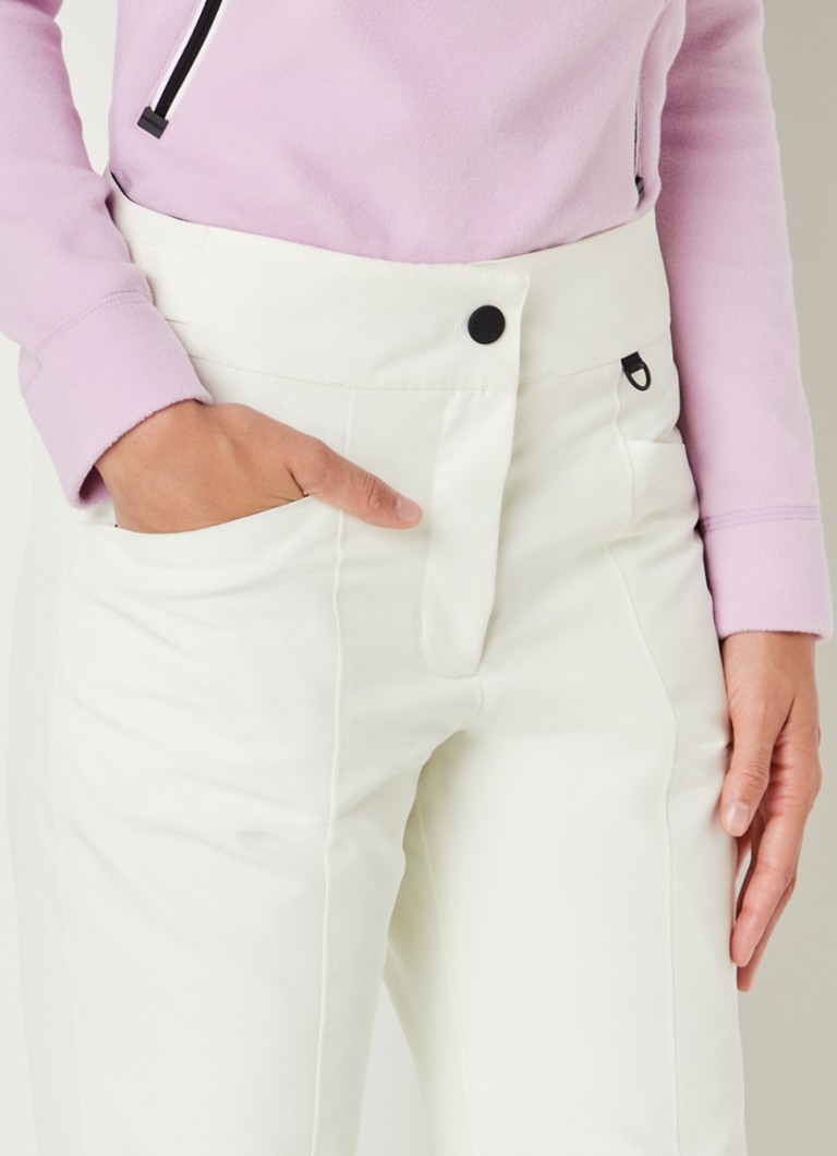 Calça de esqui acolchoada Moncler Gore-Tex de cintura alta e corte flare