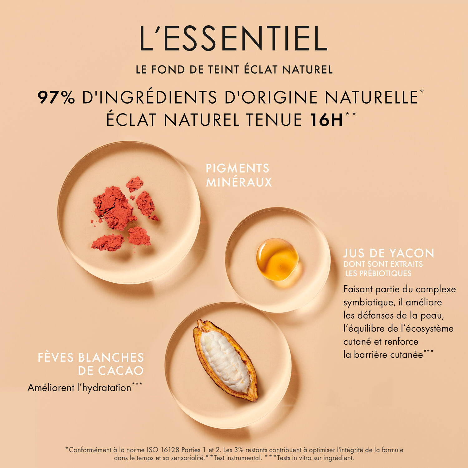 Guerlain L'Essentiel Fond de Teint Eclat Naturel Tenue 16h