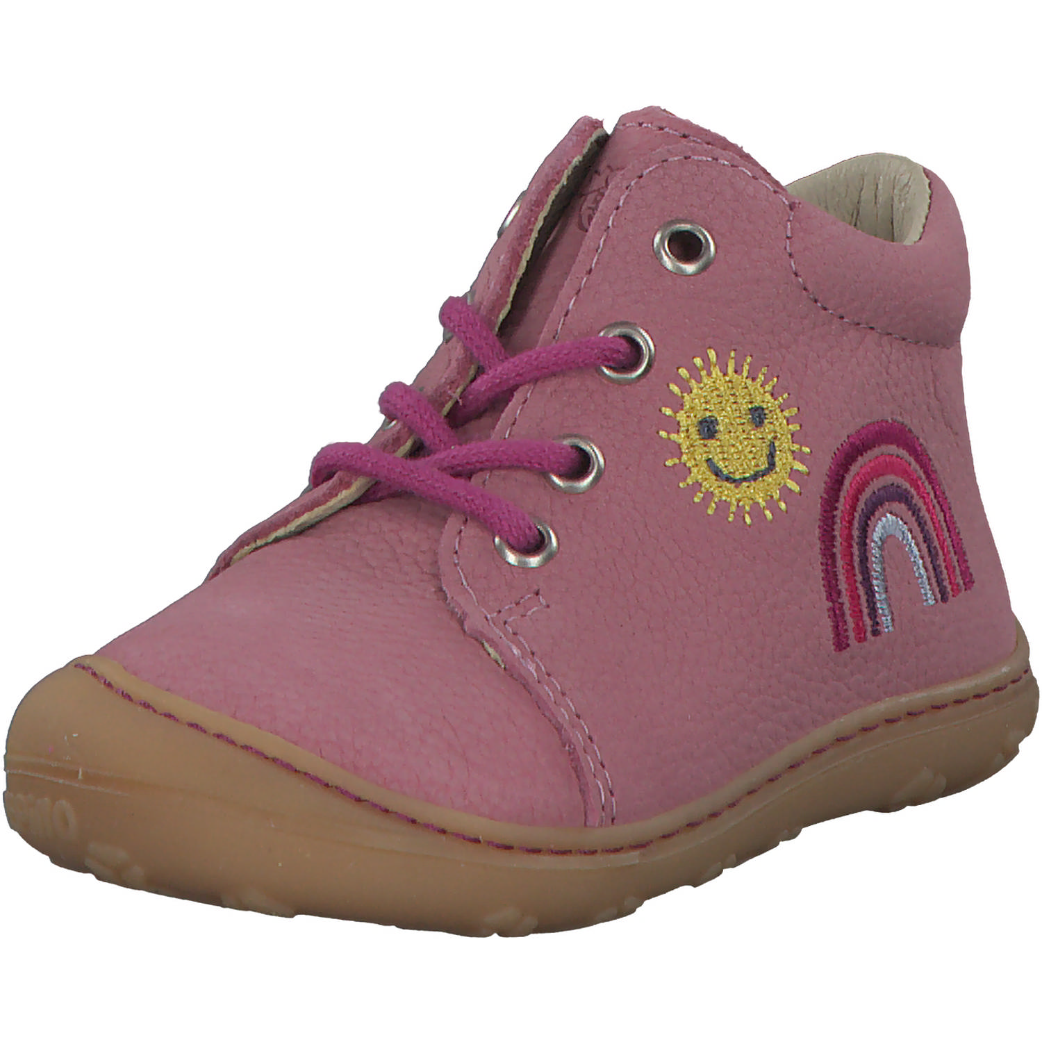 Ricosta Mecki 1203202, Lauflernschuhe, Kinder, mallow/Regenbogen