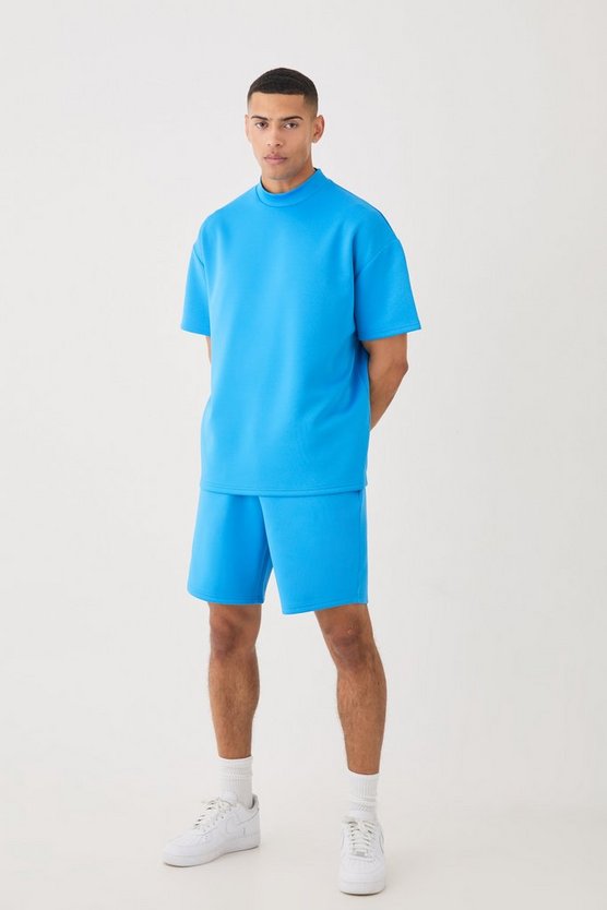 Oversize Scuba T-Shirt & Shorts