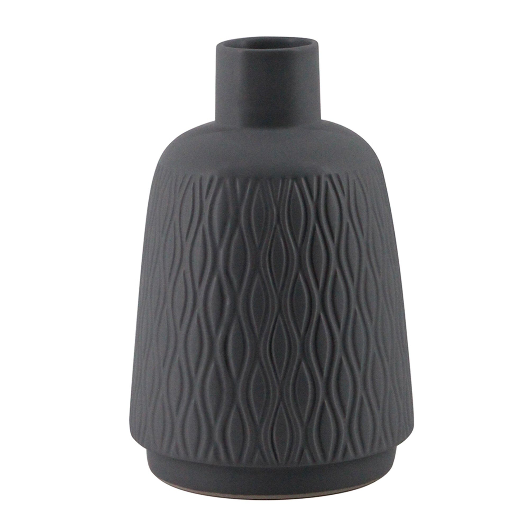 Vase céramique, motifs vagues