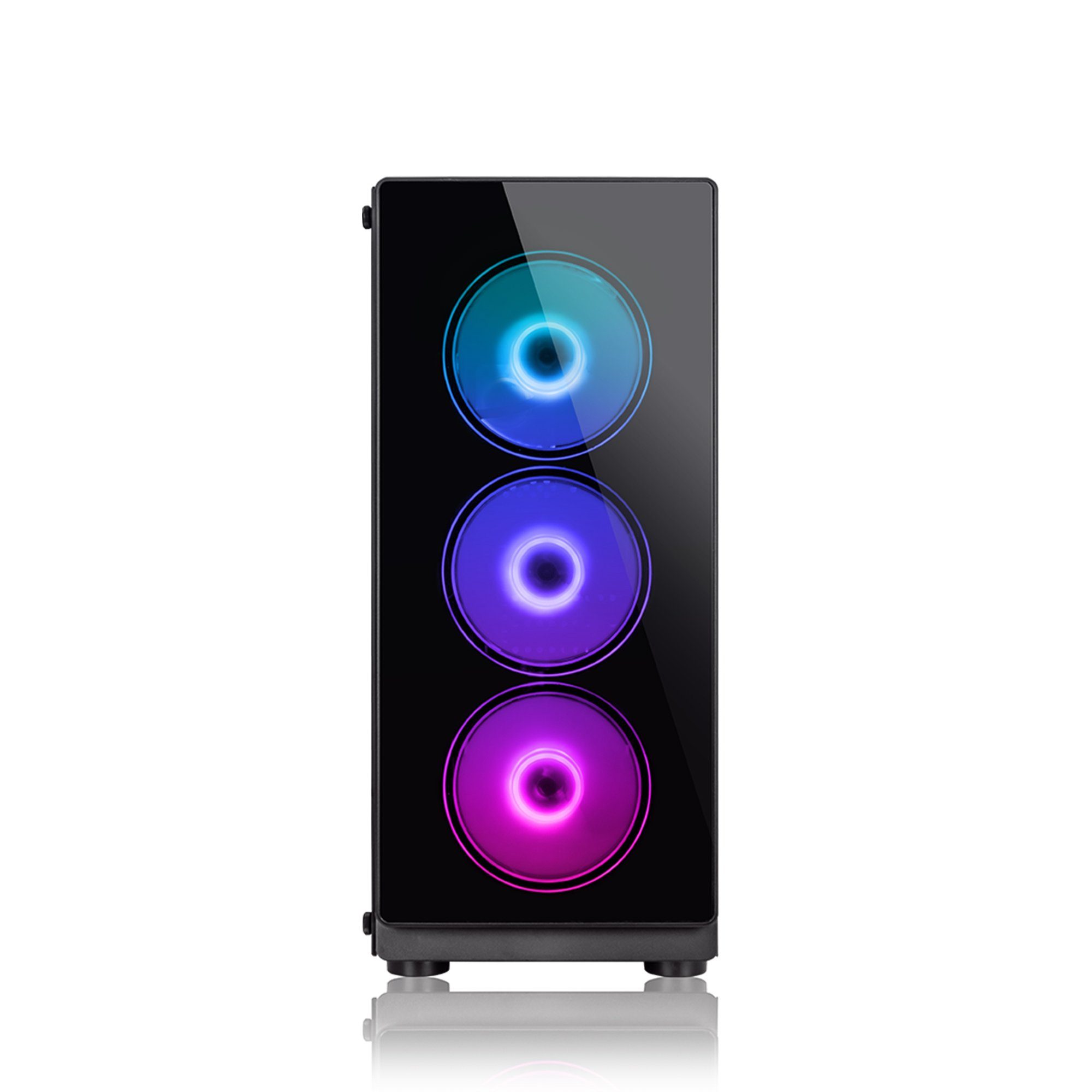 Megaport Gaming-PC (24 Zoll, Intel Core i5-12400F 6x2,50 GHz 12400F, GeForce RTX 4060, 16 GB RAM, 1000 GB SSD, Luftkühlung, Windows 11, WLAN)