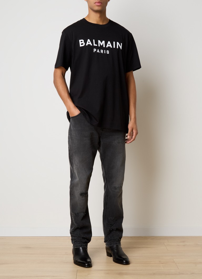 Koszulka Balmain z nadrukowanym logo
