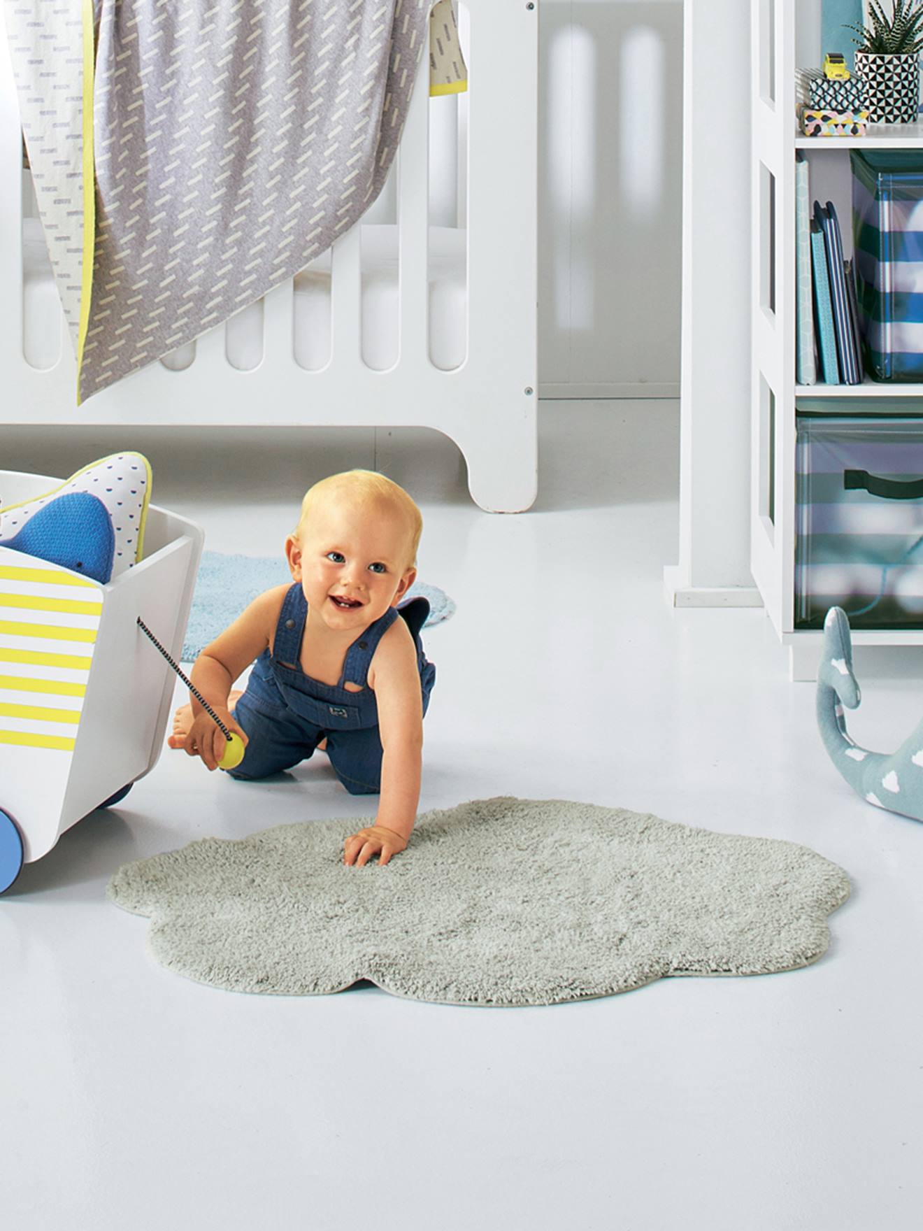 Tapis Nuage rose poudré