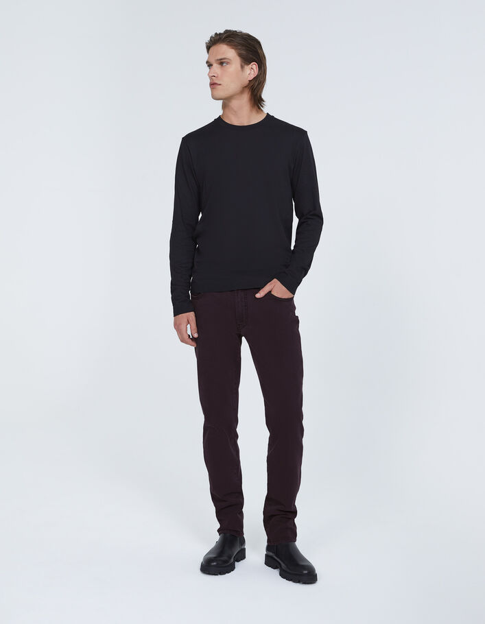 Jean SLIM dark plum Homme
