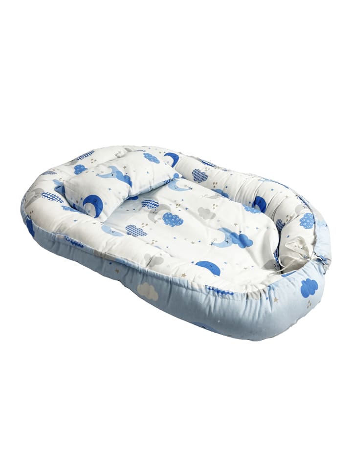 just2little Babynest mit Kissen in Turkis günstig kaufen onesize