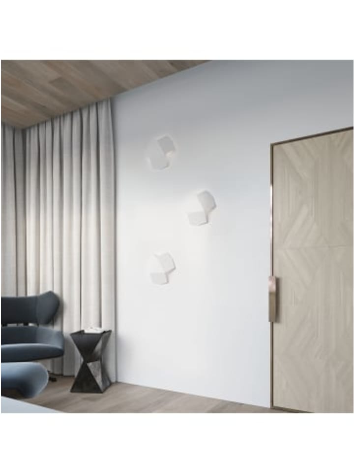 Nice Lamps Wandleuchte HIRU  in weiss H 8cm günstig kaufen onesize