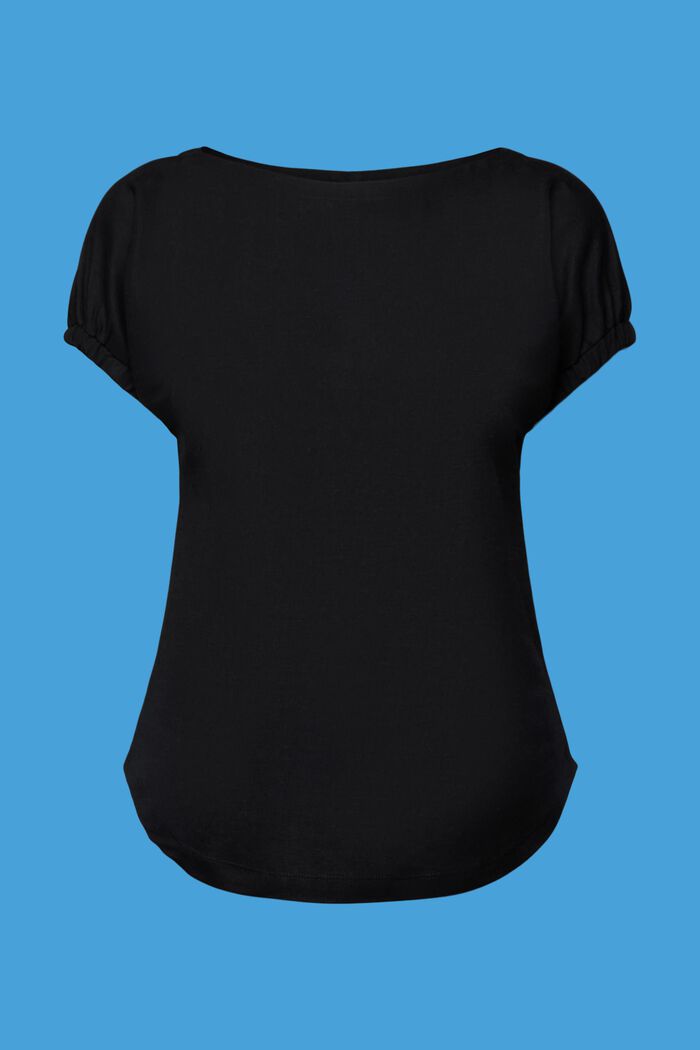 T-Shirt mit elastischen Details am Ärmel