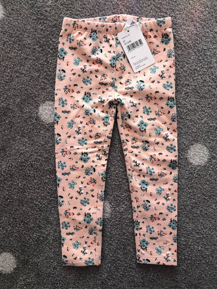 Steiff Leggings in Hellblau/ Rosa günstig kaufen 92