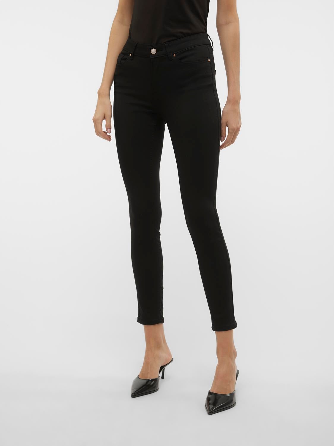 VMFLASH Mid Rise Skinny Fit Jeans