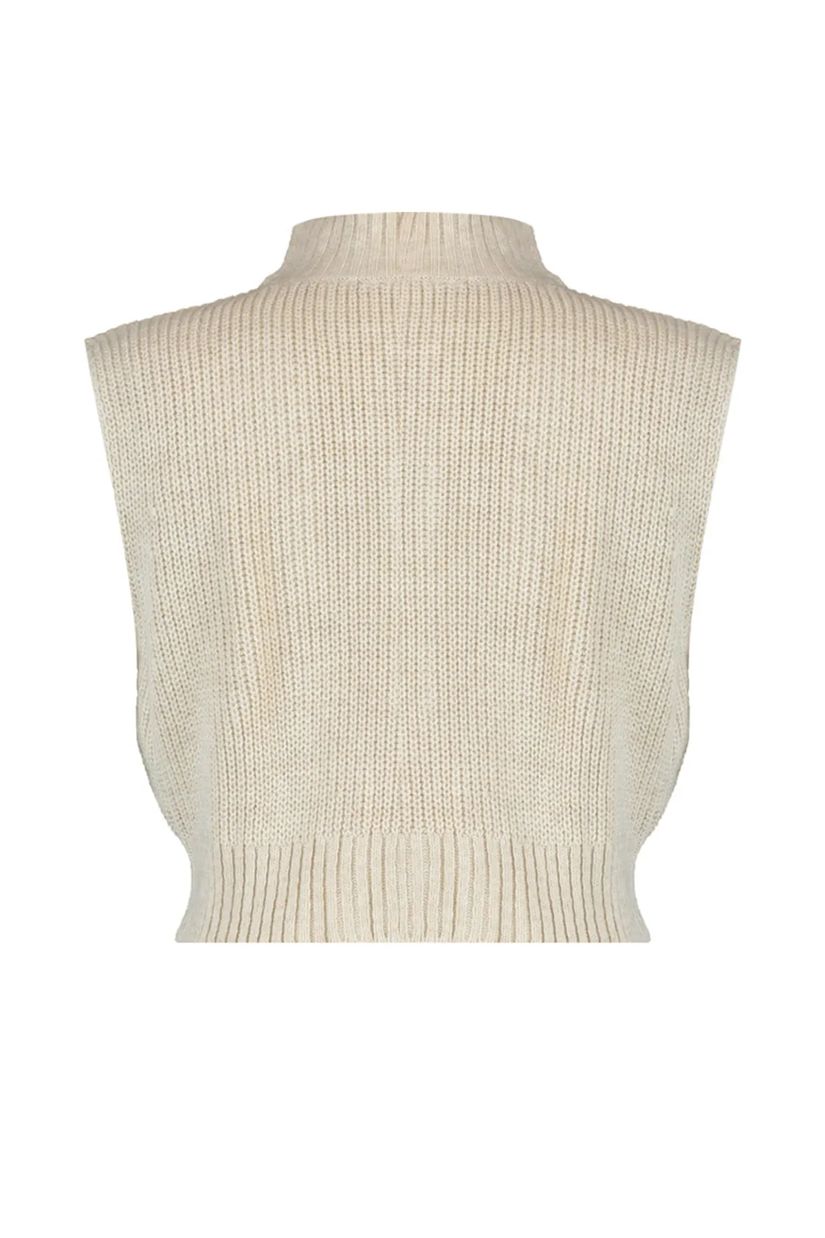 Trendyol Collection  Stone Crop Reißverschluss Basic Knit Sucker TWOAW23HI0015