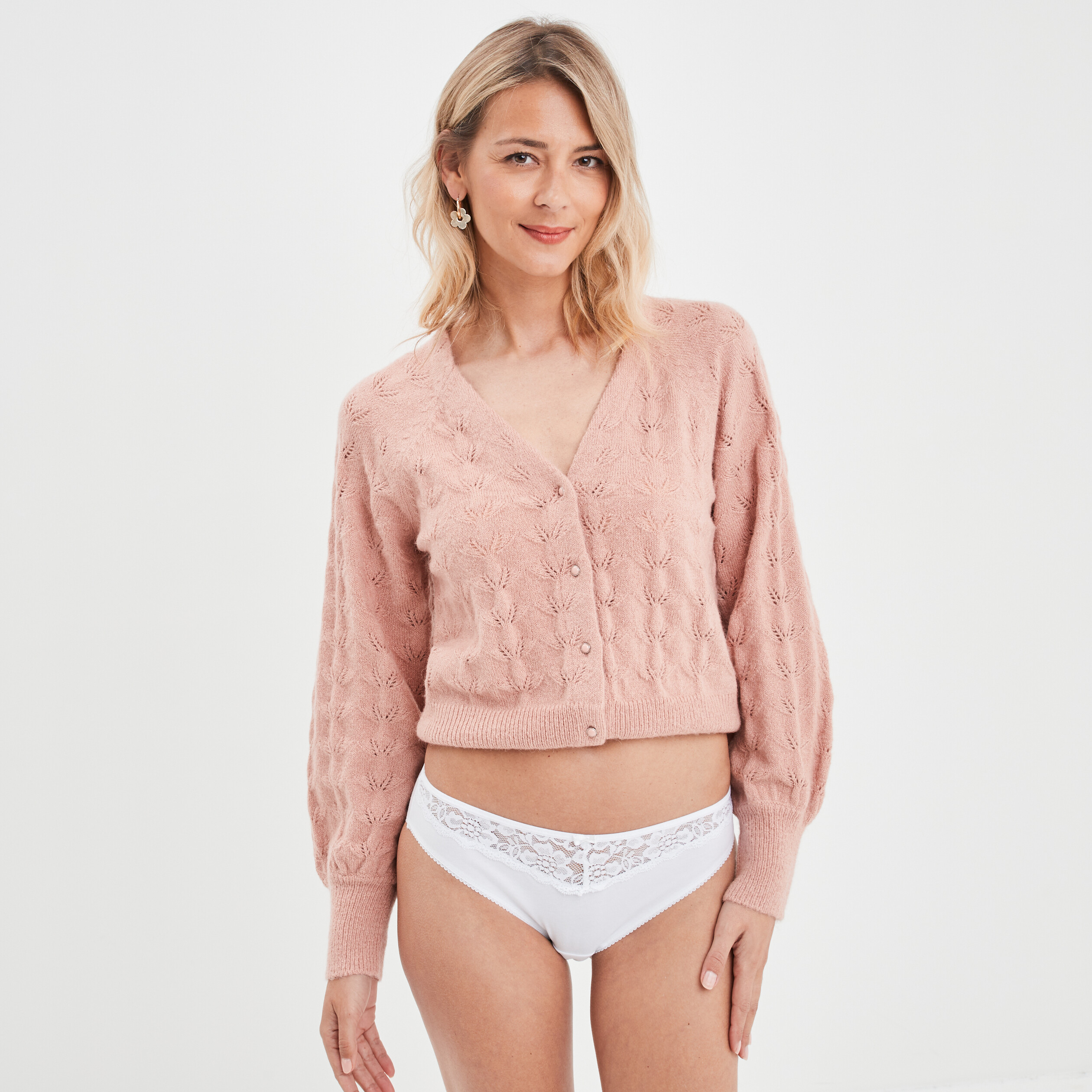 Culotte en coton blanc femme | La Halle