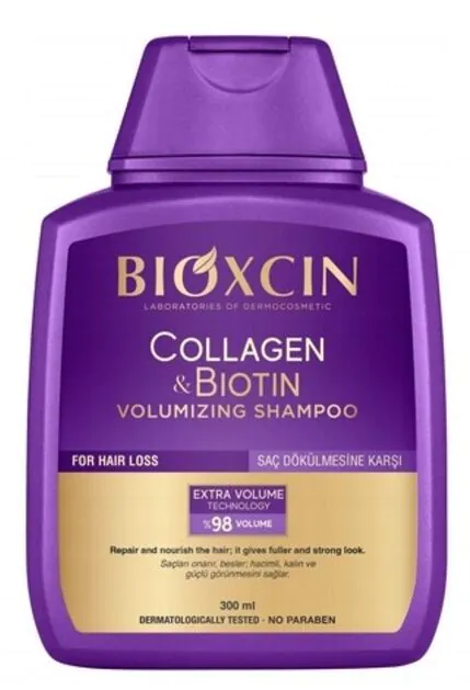 Bioxcin šampon s kolagenom i biotinom koji dodaje volumen kosi
