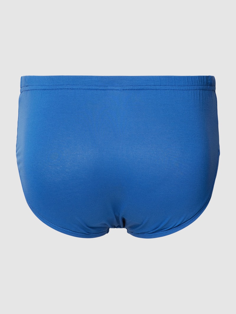 Slip mit Label-Patch Modell 'NATURE' in blau