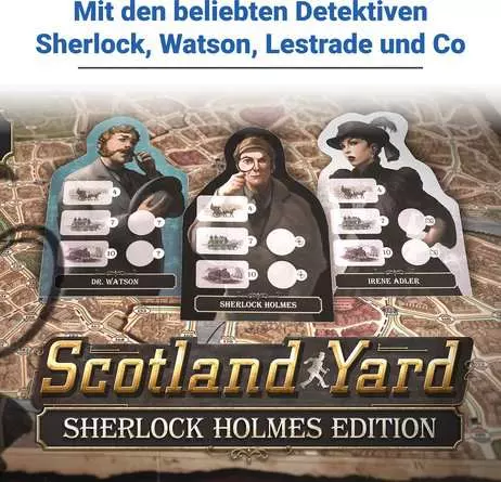 Scotland Yard - Sherlock Holmes Edition - Spiel ab 10 Jahren