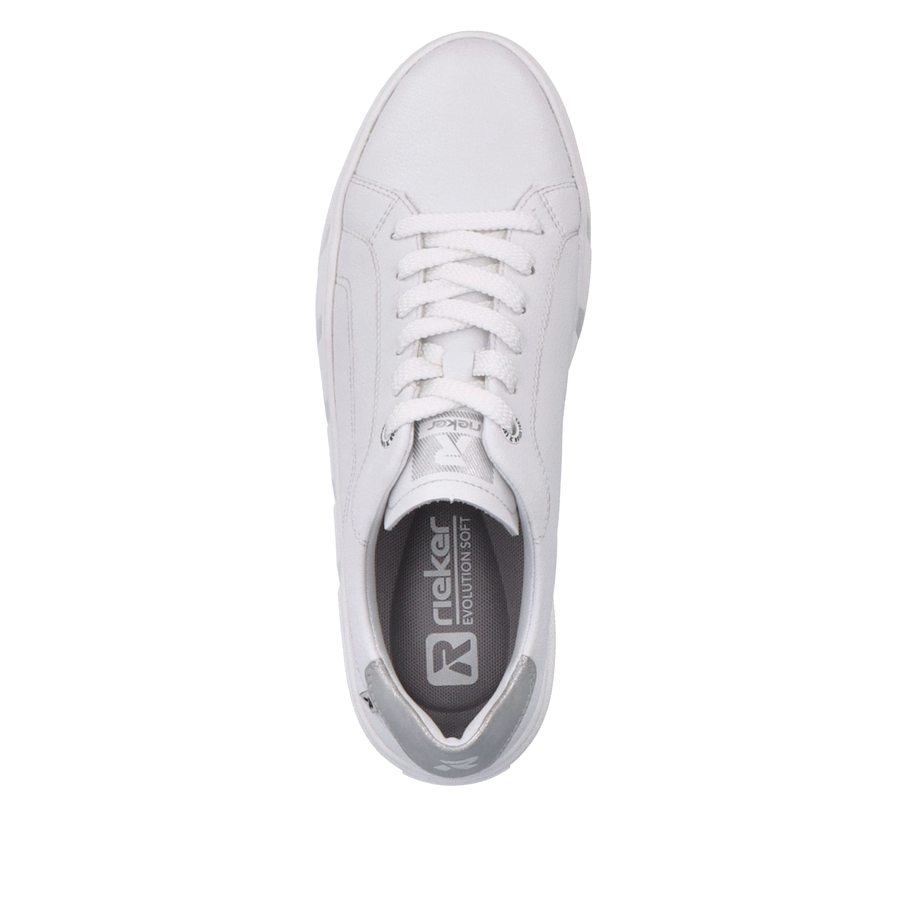 Rieker Damen Sneaker Low crystal white