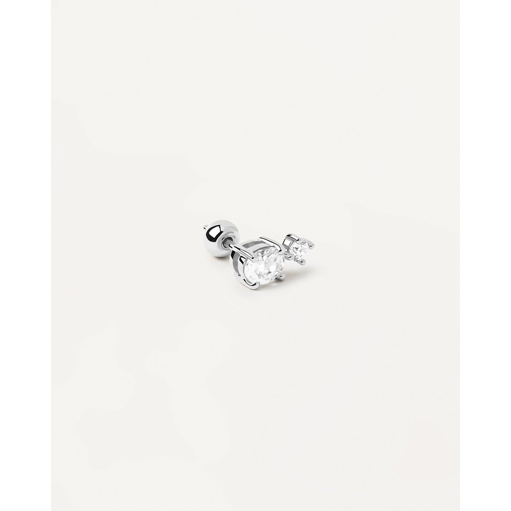 P D Paola Boucle d'oreille unique 925 Argent Boucles d'oreilles