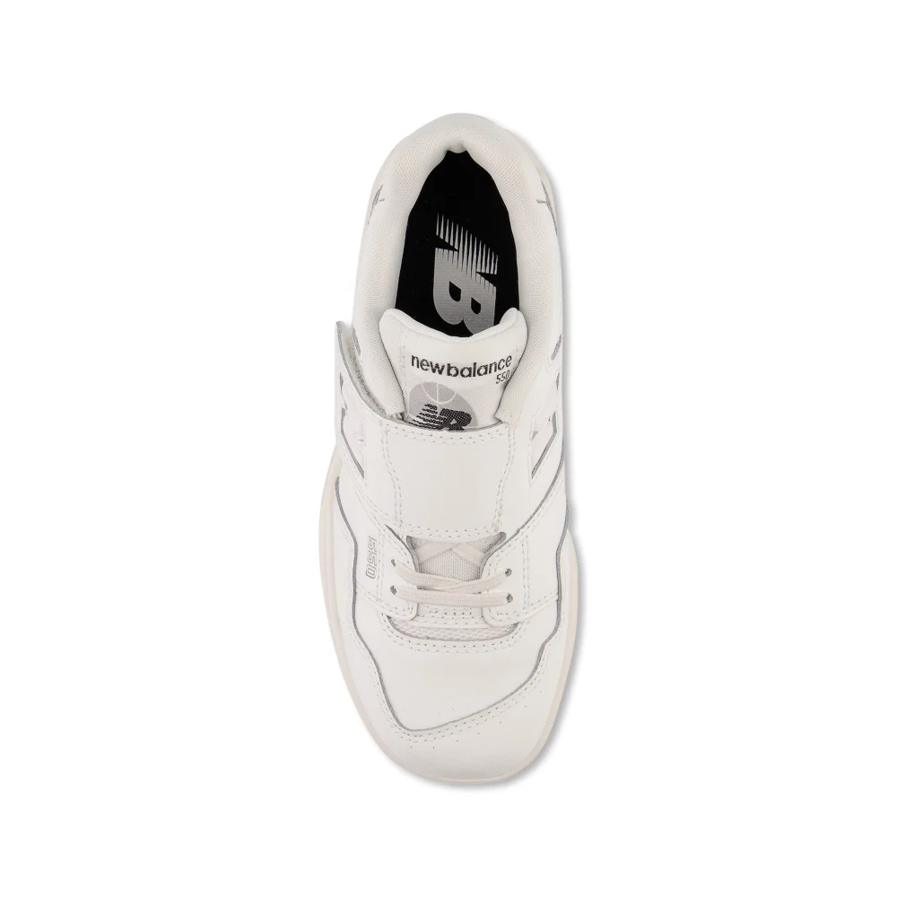 New Balance 550 Bungee Lace Strap Little Kid PHB550PB / weiss