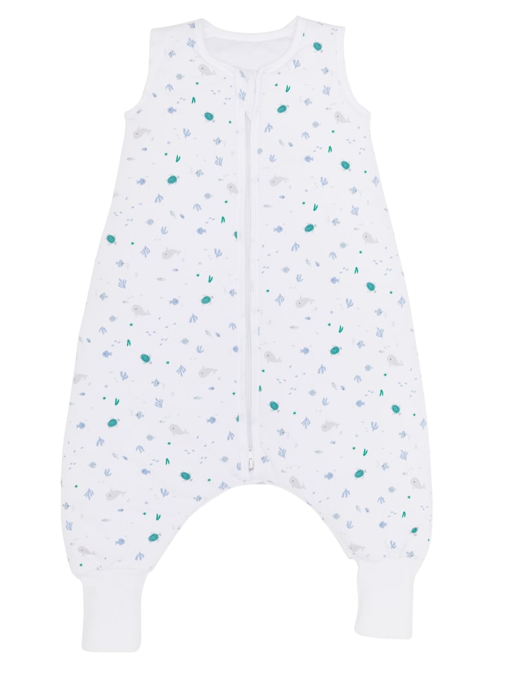 fillikid Sommerschlafsack mit Beinen Exklusiv in Ocean Weiß günstig kaufen