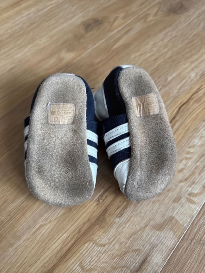 Lait et Miel Leder-Krabbelschuhe in Dunkelblau günstig kaufen 19/20