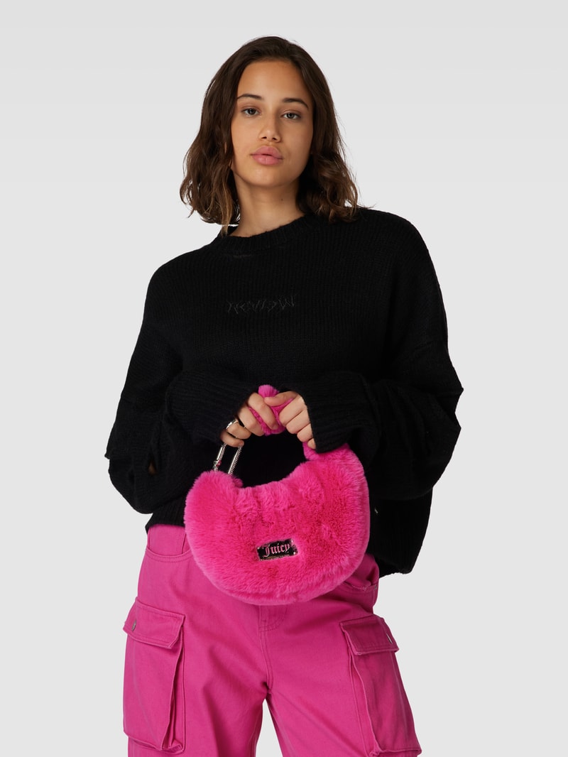 Handtasche mit abnehmbarem Zipper-Täschchen Modell 'BERRY' in pink