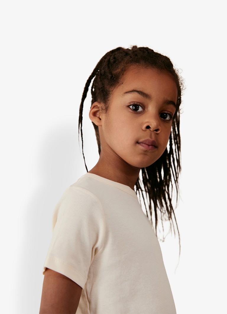 Tricou fără mâneci cu nervuri din amestec de bumbac organic Gray Label