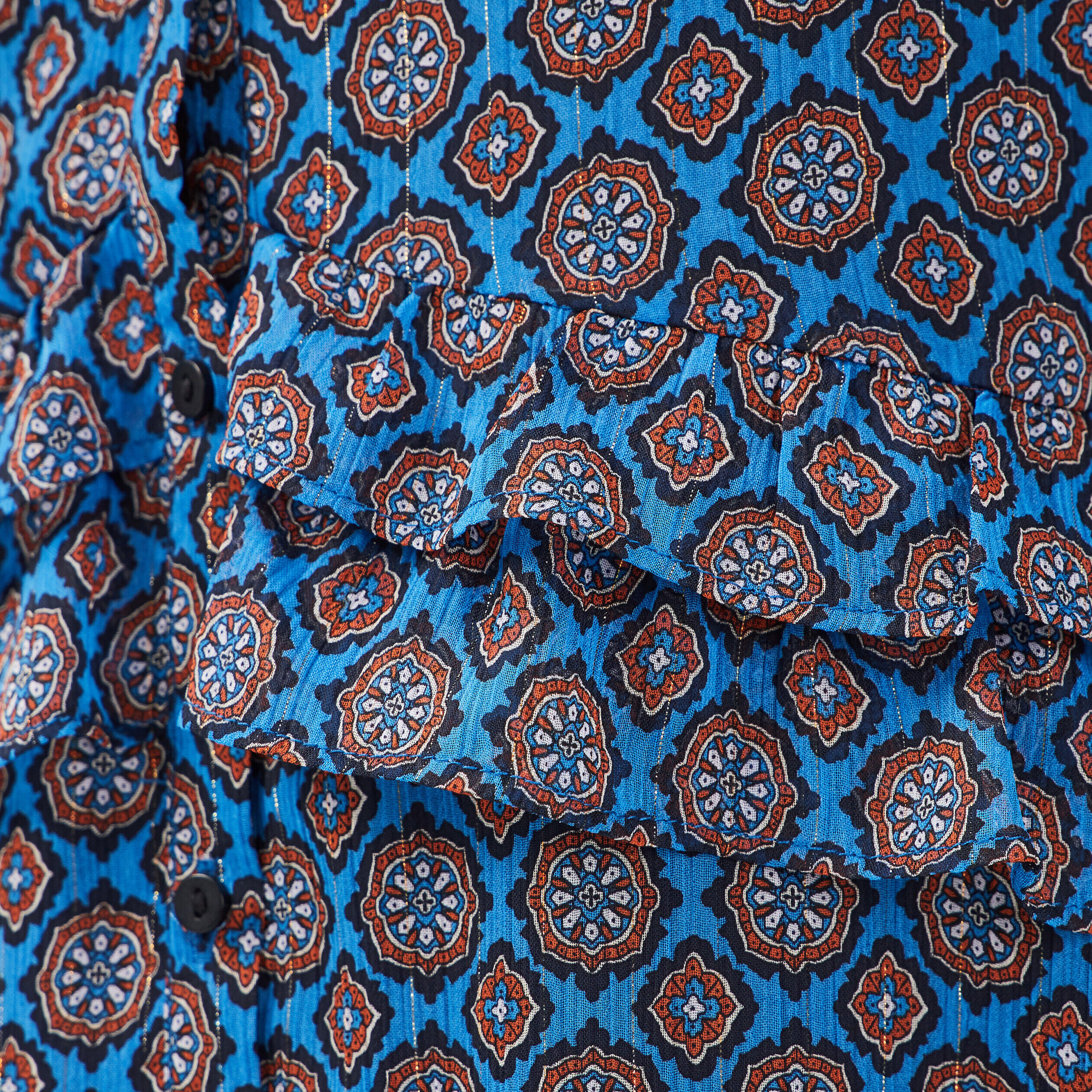 Robe manches longues bleu femme | Cache Cache