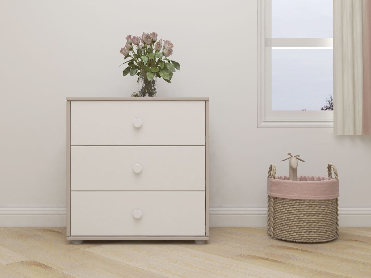 Flexa Kommode Classic Weiß Grau