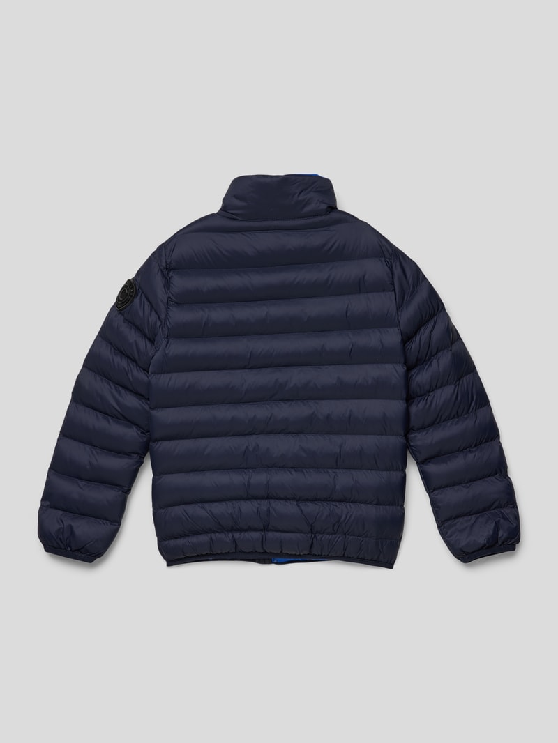 Steppjacke mit Stehkragen Modell 'yeschky' in marineblau